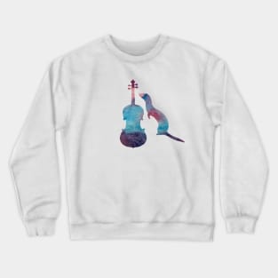 Ferret Viola Art Crewneck Sweatshirt